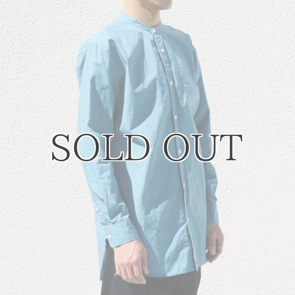 画像3: スーピマタイプライターナショナルコスチュームバンドカラーL/Sシャツ【MADE IN JAPAN】『日本製』/ Upscape Audience (3)