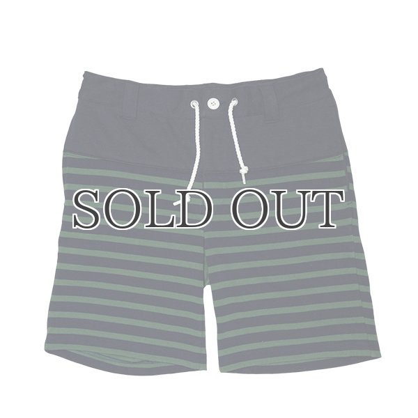 画像4: BSQボーダー天竺バイカラーイージーショーツ【MADE IN JAPAN】『日本製』/ Upscape Audience (4)