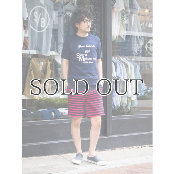 画像5: BSQボーダー天竺バイカラーイージーショーツ【MADE IN JAPAN】『日本製』/ Upscape Audience (5)