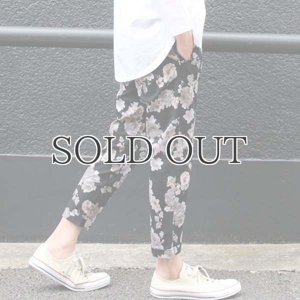 画像3: プリントストレッチツイル9分丈スラックス【MADE IN JAPAN】『日本製』/ Upscape Audience (3)