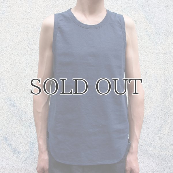 画像5: ソフトリネンコットンキャンバス ロングタンクトップ【MADE IN JAPAN】『日本製』/ Upscape Audience (5)