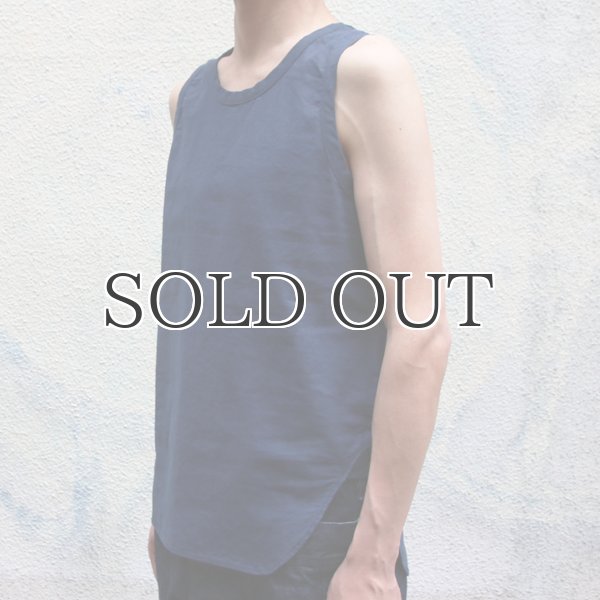 画像6: ソフトリネンコットンキャンバス ロングタンクトップ【MADE IN JAPAN】『日本製』/ Upscape Audience (6)