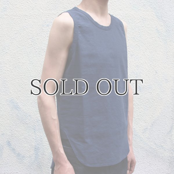 画像9: ソフトリネンコットンキャンバス ロングタンクトップ【MADE IN JAPAN】『日本製』/ Upscape Audience (9)
