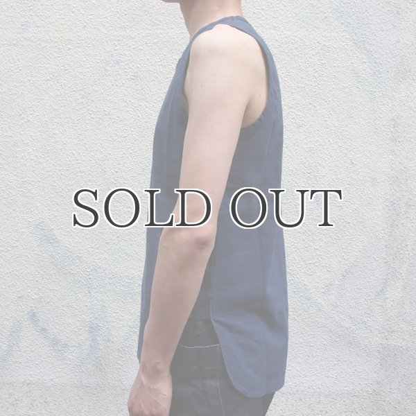 画像7: ソフトリネンコットンキャンバス ロングタンクトップ【MADE IN JAPAN】『日本製』/ Upscape Audience (7)