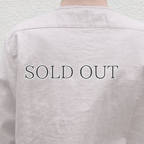 画像11: ソフトリネンコットンキャンバス C/N ヘンリー7/Sシャツ【MADE IN JAPAN】『日本製』/ Upscape Audience (11)