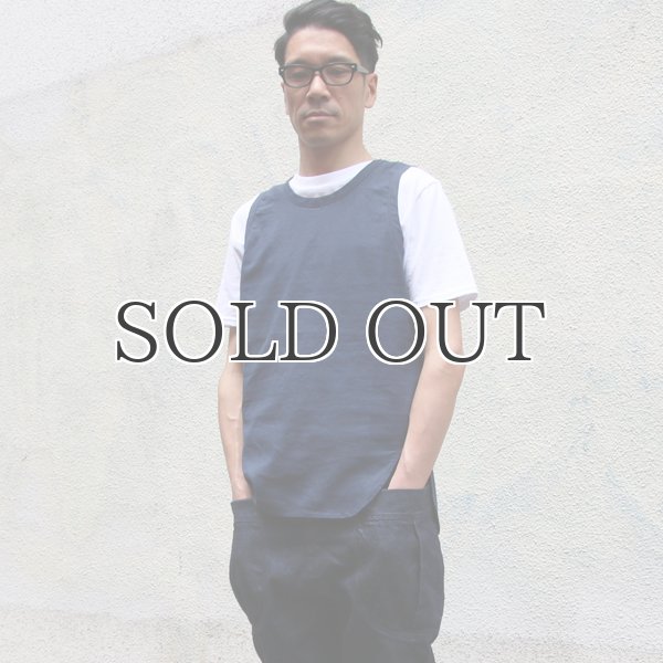 画像3: ソフトリネンコットンキャンバス ロングタンクトップ【MADE IN JAPAN】『日本製』/ Upscape Audience (3)