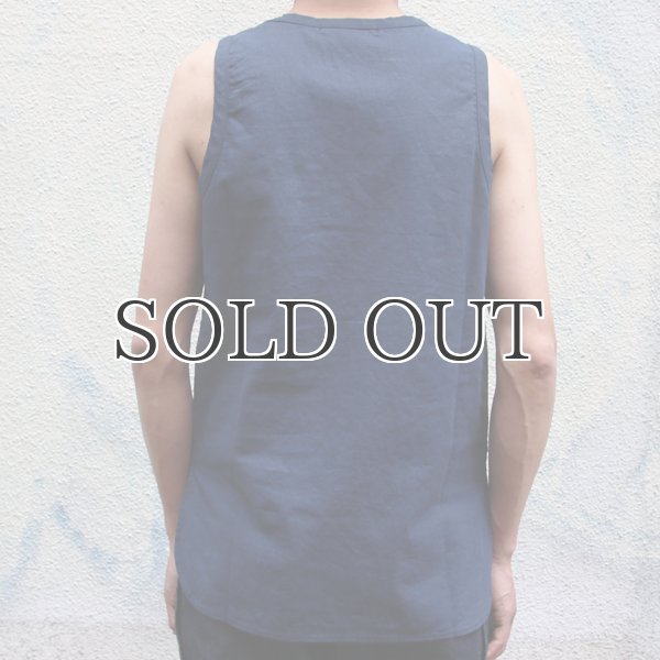 画像8: ソフトリネンコットンキャンバス ロングタンクトップ【MADE IN JAPAN】『日本製』/ Upscape Audience (8)