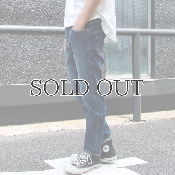 画像4: ヴィンテージ加工BIG RED LINE(赤太耳セルヴィッチ) ストレッチデニムアンクルパンツ 【送料無料】/ Audience (4)