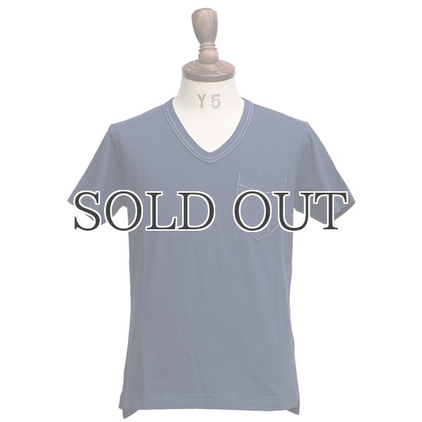 画像5: ラフィー天竺Vネックポケット付きカットソー【MADE IN JAPAN】『日本製』/ Upscape Audience (5)