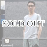 画像: ラフィー天竺Vネックポケット付きカットソー【MADE IN JAPAN】『日本製』/ Upscape Audience