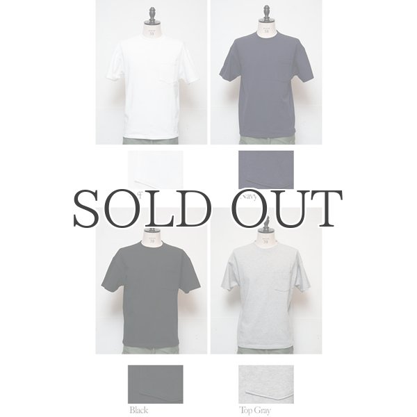 画像6: 【RE PRICE / 価格改定】BSQソリッドクルーネック胸ポケ付ビックT【MADE IN JAPAN】『日本製』/ Upscape Audience (6)