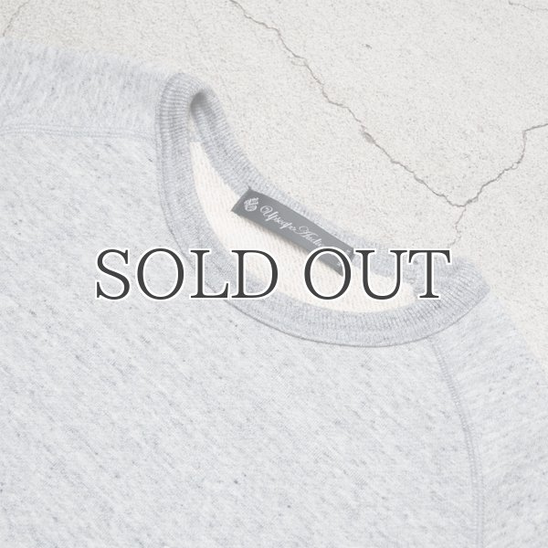 画像8: 度詰裏毛サドルショルダーS/Sスウェット【MADE IN JAPAN】『日本製』/ Upscape Audience (8)