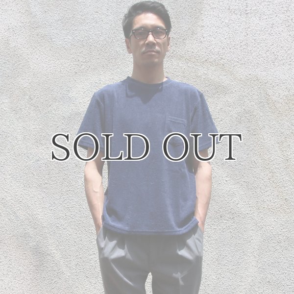 画像3: イズミールコットンパイルクルーネックポケ付半袖スウェット【MADE IN JAPAN】『日本製』/ Upscape Audience (3)