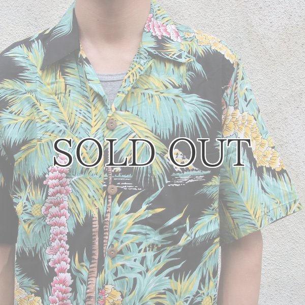 画像9: GO BAREFOOT(ゴー・ベアフット)アロハシャツ【MADE IN U.S.A】『米国製』/デッドストック (9)