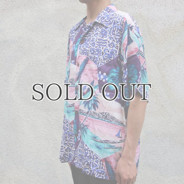 画像9: GO BAREFOOT（ゴー・ベアフット）アロハシャツ【MADE IN U.S.A】『米国製』/デッドストック (9)