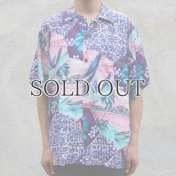 画像8: GO BAREFOOT（ゴー・ベアフット）アロハシャツ【MADE IN U.S.A】『米国製』/デッドストック (8)
