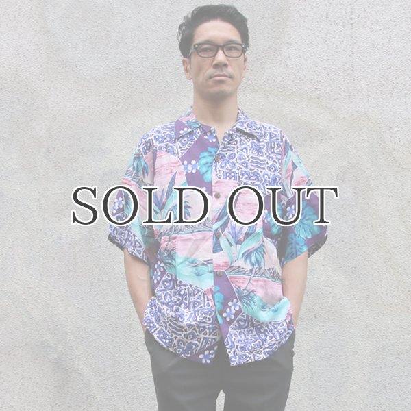画像7: GO BAREFOOT（ゴー・ベアフット）アロハシャツ【MADE IN U.S.A】『米国製』/デッドストック (7)
