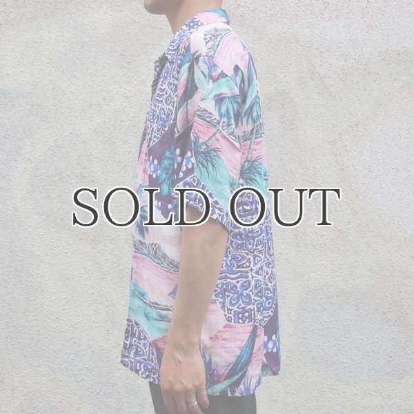 画像10: GO BAREFOOT（ゴー・ベアフット）アロハシャツ【MADE IN U.S.A】『米国製』/デッドストック (10)