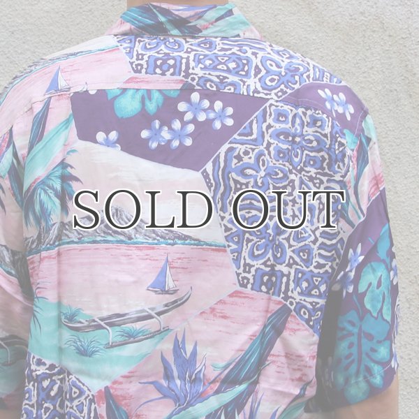 画像14: GO BAREFOOT（ゴー・ベアフット）アロハシャツ【MADE IN U.S.A】『米国製』/デッドストック (14)