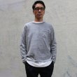 画像7: 吊り編み天竺ヘムラウンド 胸ポケ付き C/N L/S Tee【MADE IN TOKYO】『東京製』/ Upscape Audience (7)