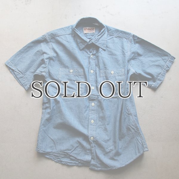 画像9: シャンブレー半袖ワークシャツ / CAMCO（カムコ） (9)