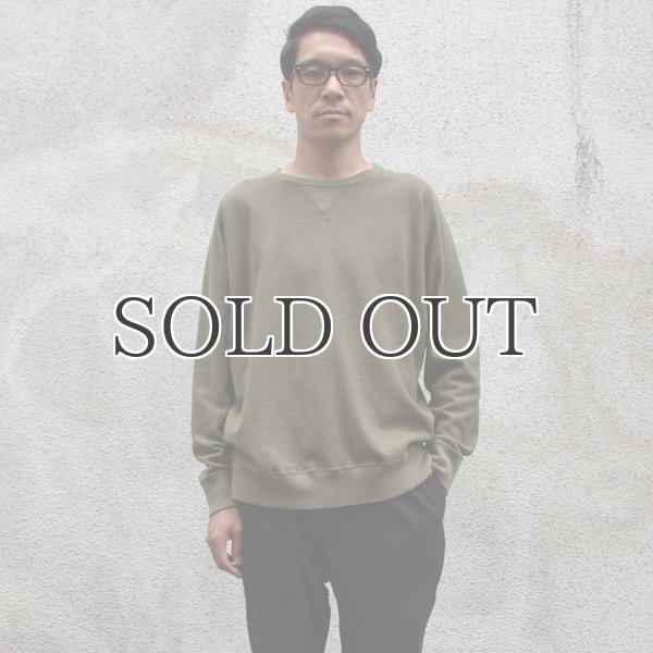 画像5: ヴィンテージパイル天竺 サドルショルダー C/Nガゼット L/S カットソー【MADE IN TOKYO】『東京製』 / Upscape Audience (5)