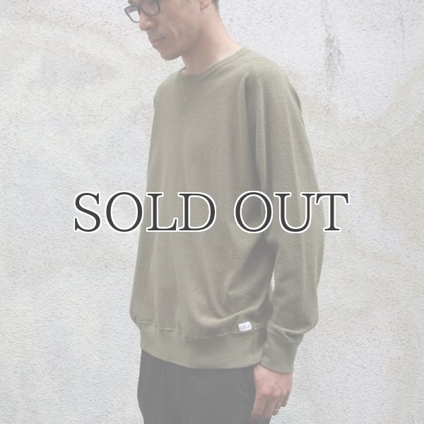 画像7: ヴィンテージパイル天竺 サドルショルダー C/Nガゼット L/S カットソー【MADE IN TOKYO】『東京製』 / Upscape Audience (7)