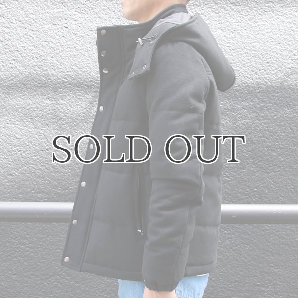 画像15: 610gウールメルトン 脱着フード ダウンジャケット / Audience (15)