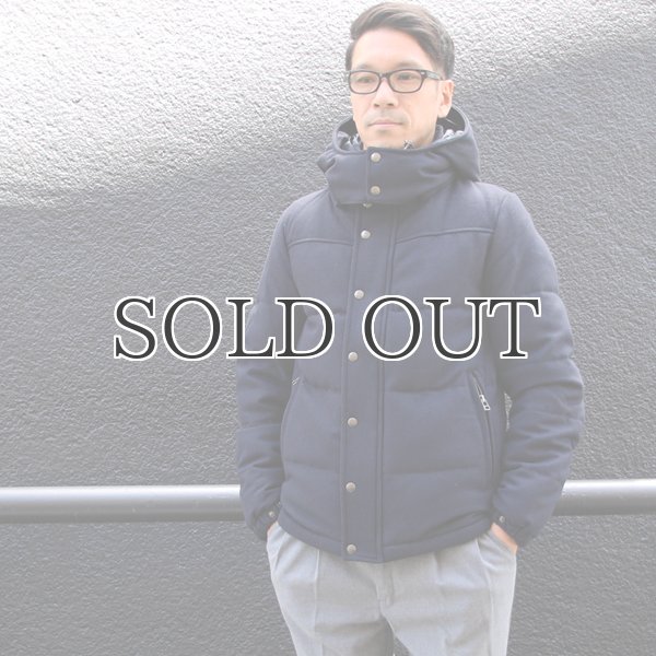 画像3: 610gウールメルトン 脱着フード ダウンジャケット / Audience (3)