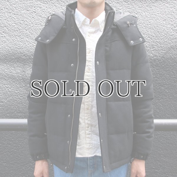 画像13: 610gウールメルトン 脱着フード ダウンジャケット / Audience (13)