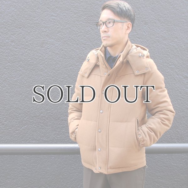 画像5: 610gウールメルトン 脱着フード ダウンジャケット / Audience (5)