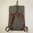 画像9: CANVAS×LEATHER ROLLTOP Rucksack［VS-205P］【MADE IN JAPAN】『日本製』【送料無料】  / vasco (9)