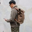 画像3: CANVAS×LEATHER ROLLTOP Rucksack［VS-205P］【MADE IN JAPAN】『日本製』【送料無料】  / vasco (3)