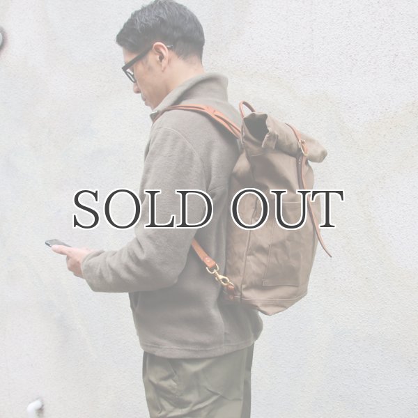 画像3: CANVAS×LEATHER ROLLTOP Rucksack［VS-205P］【MADE IN JAPAN】『日本製』【送料無料】  / vasco (3)