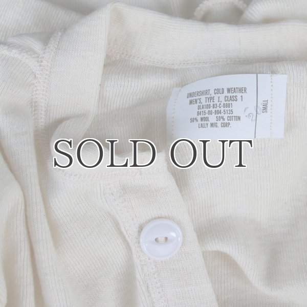 画像13: デッドストック U.S.ARMY ヘンリーネックアンダーウェア 【RE-STOCK】 (13)