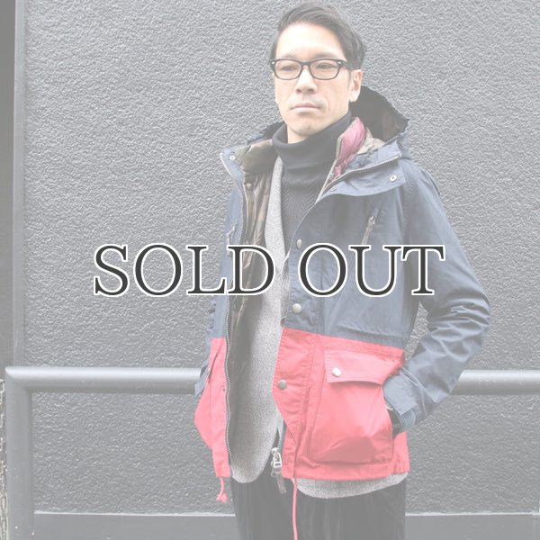 画像4: コーティングツイルバイカラーキルトベスト付きレニューマウンテンパーカー 【送料無料】 / Audience (4)