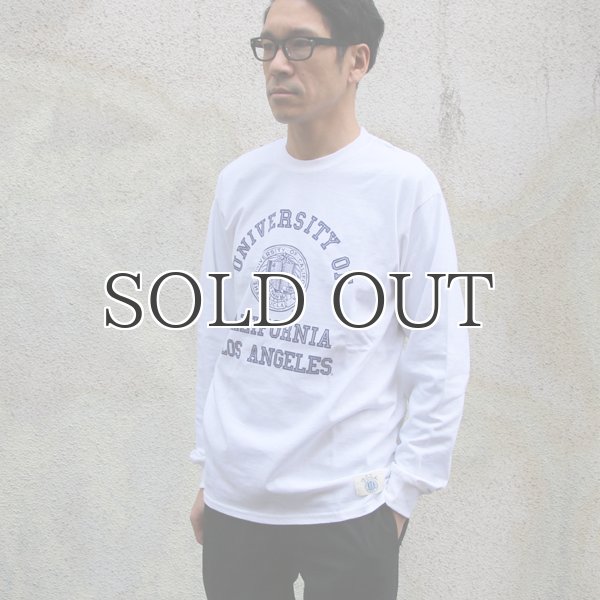 画像7: UCLA"4段カレッジプリント" 6oz米綿丸胴L/S Tee/ Audience (7)