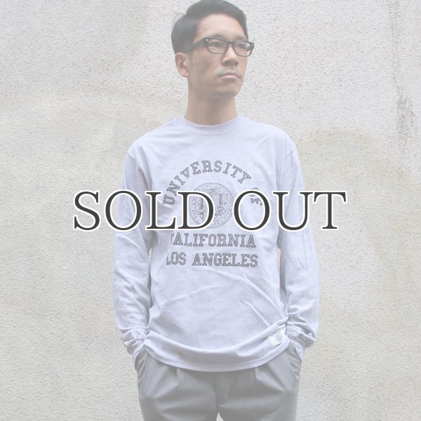 画像6: UCLA"4段カレッジプリント" 6oz米綿丸胴L/S Tee/ Audience (6)