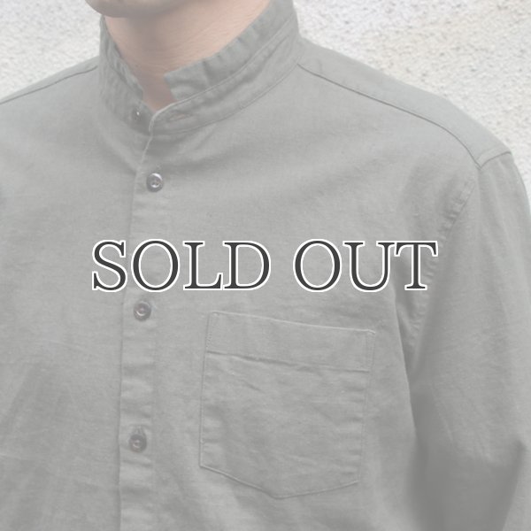 画像18: ソフトリネンコットンキャンバス スタンドスモールカラー9/S シャツジャケット【MADE IN JAPAN】『日本製』/ Upscape Audience (18)