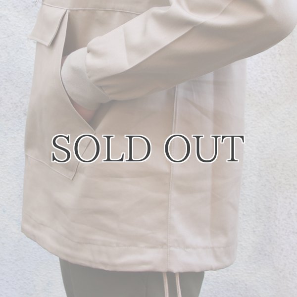 画像15: グロッシーツイル カンガルーポケ付 ハーフZIPパーカー アノラックジャケット【MADE IN JAPAN】『日本製』/ Upscape Audience (15)