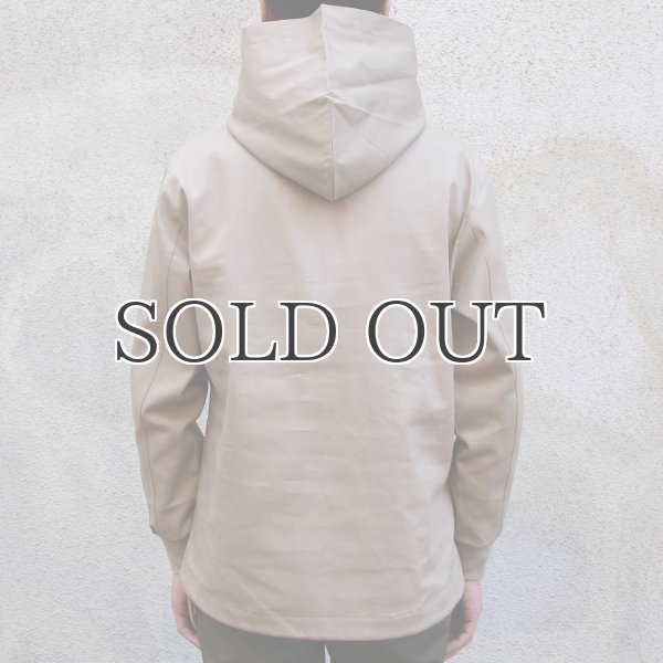 画像11: グロッシーツイル カンガルーポケ付 ハーフZIPパーカー アノラックジャケット【MADE IN JAPAN】『日本製』/ Upscape Audience (11)