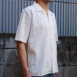 画像11: ソフトリネンコットンキャンバスオープンカラー ルーズフィットシャツ【MADE IN JAPAN】『日本製』/ Upscape Audience (11)