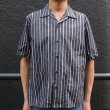画像7: シルクライク ブロードストライプ オープンカラーシャツJKT『日本製』/ Upscape Audience (7)
