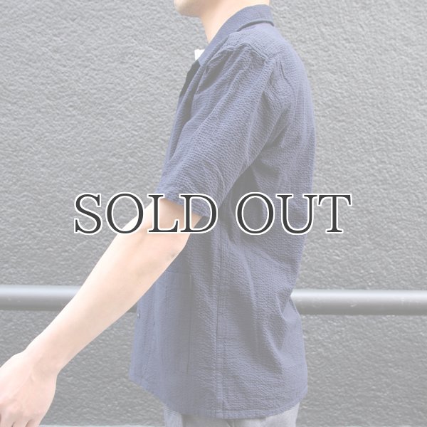 画像7: コットンシアサッカーオープンカラーシャツJKT『日本製』/ Upscape Audience (7)