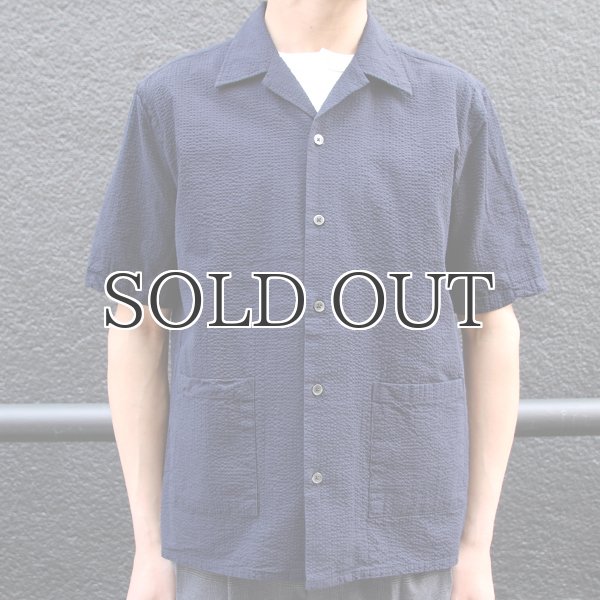 画像5: コットンシアサッカーオープンカラーシャツJKT『日本製』/ Upscape Audience (5)