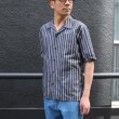 画像4: シルクライク ブロードストライプ オープンカラーシャツJKT『日本製』/ Upscape Audience (4)