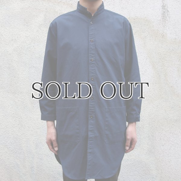 画像6: コットンミニヘリンボーン ポケ付 ローマシャツコート【MADE IN JAPAN】『日本製』/ Upscape Audience (6)