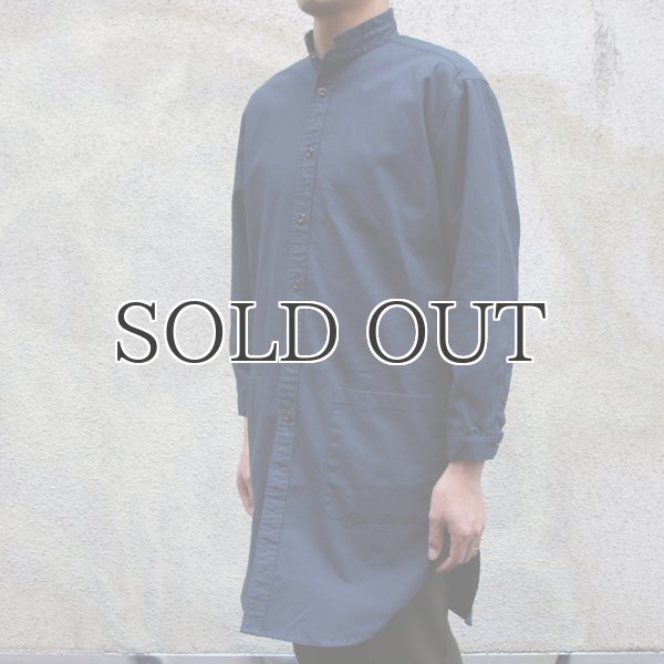 画像7: コットンミニヘリンボーン ポケ付 ローマシャツコート【MADE IN JAPAN】『日本製』/ Upscape Audience (7)