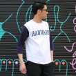 画像5: オールドプリント"HARVARD"ヴィンテージセットインベースボールアンダーTEE / Audience (5)