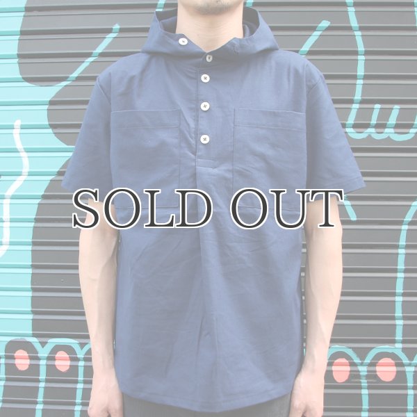 画像4: コットンクロス アノラックパーカーシャツ【MADE IN JAPAN】『日本製』/ Upscape Audience (4)